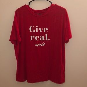 aerie real soft graphic tee